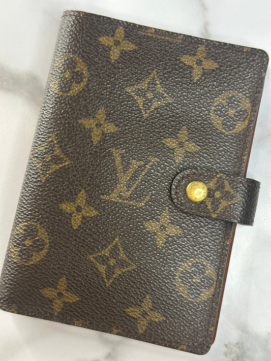 Pre-owned Louis Vuitton monogram canvas agenda, PM