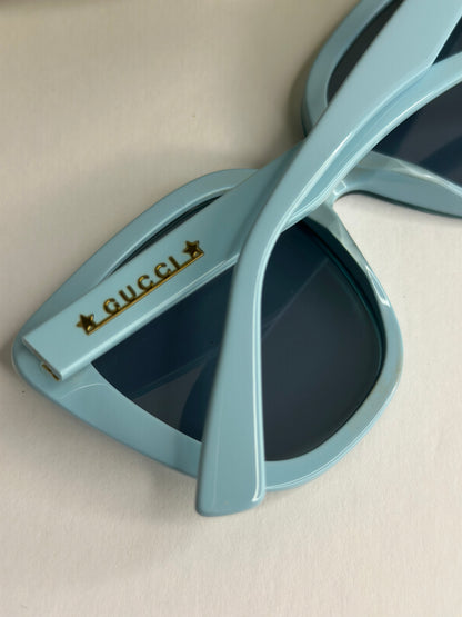 Pre-owned Gucci light blue sunglasses