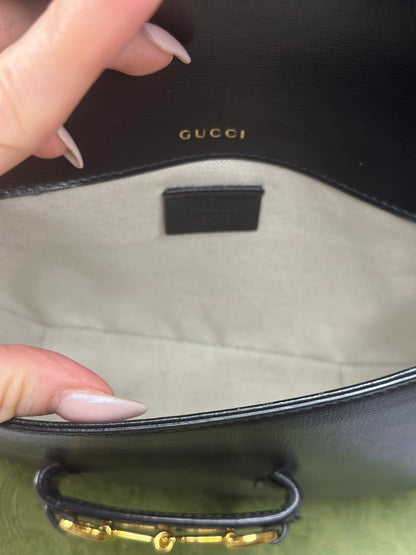 Pre-owned Gucci Horsebit 1955 small crossbody bag