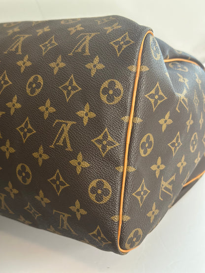 Pre-owned Louis Vuitton monogram canvas speedy 35 Boston bag