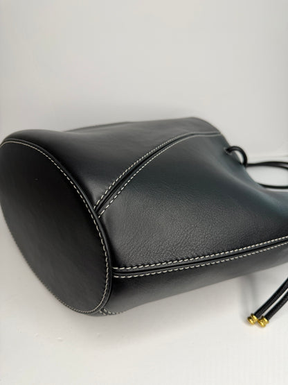 Pre-owned Tory Burch black leather Spaghetti Strap Tote