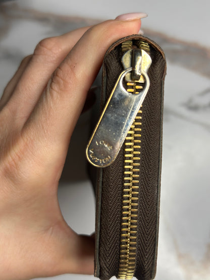 Pre-owned Louis Vuitton monogram canvas zippy wallet