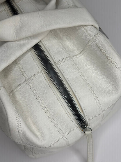 Pre-owned Chanel white calfskin leather LAX bowler bag