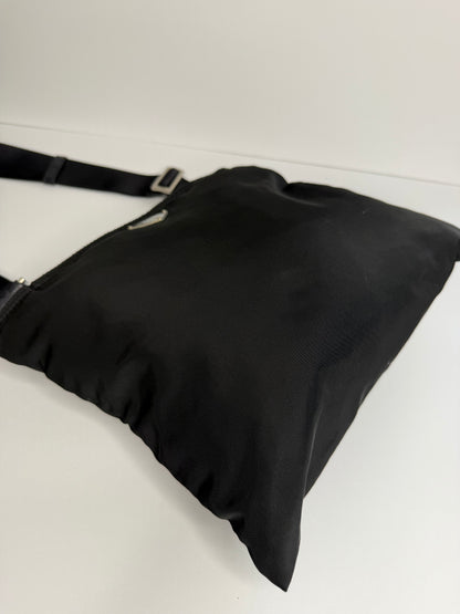 Pre-owned Prada black nylon M crossbody