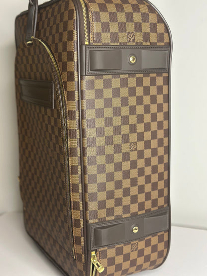 Pre-owned Louis Vuitton Damier Ebene Pegasus 55 carry on luggage