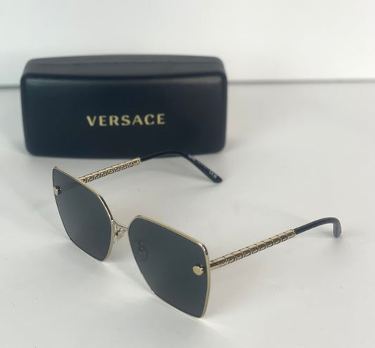 #38 Pre-Owned Versace Pale Gold Sunglasses