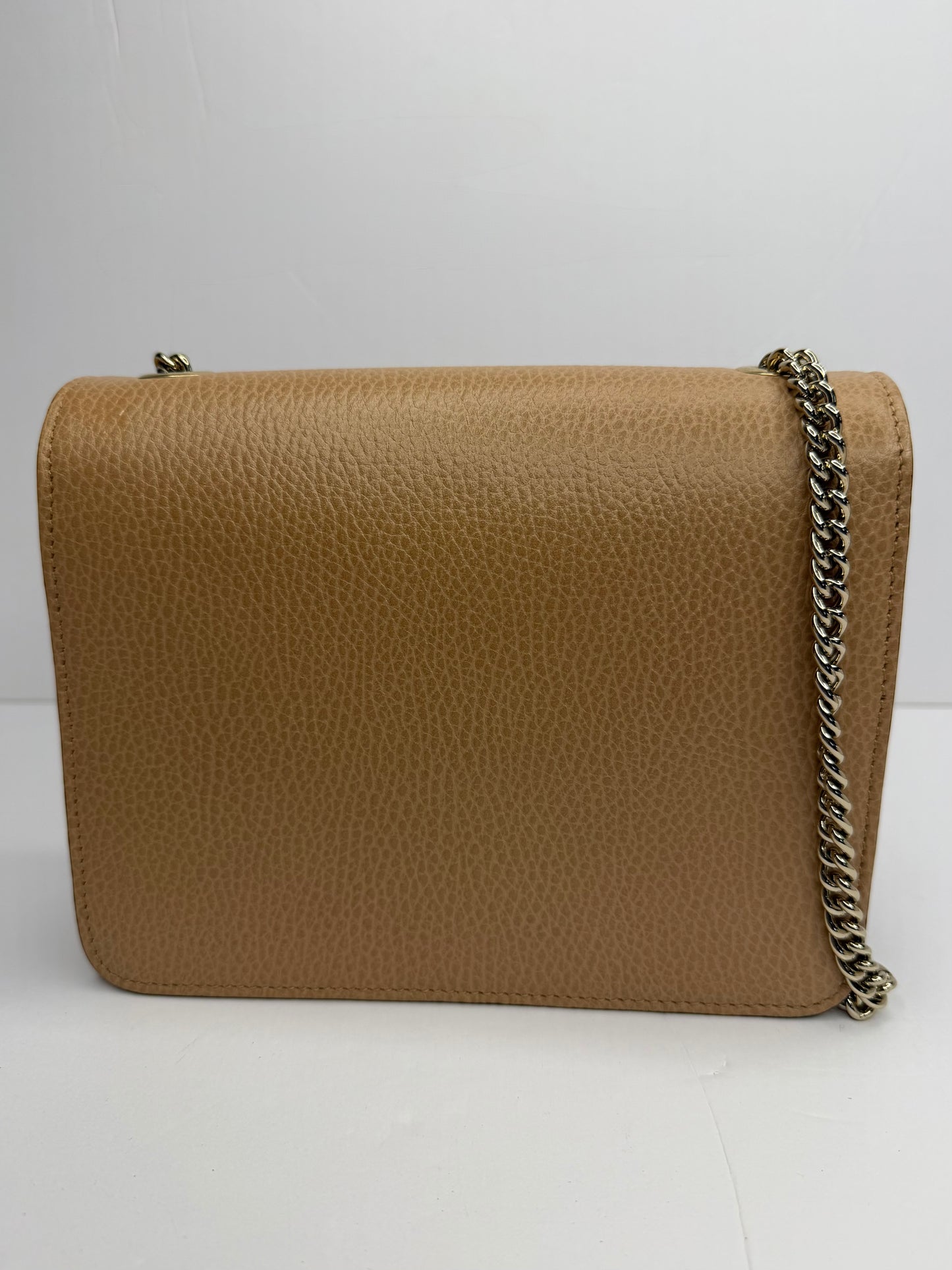 Pre-owned Gucci Beige leather  interlocking logo, Crossbody