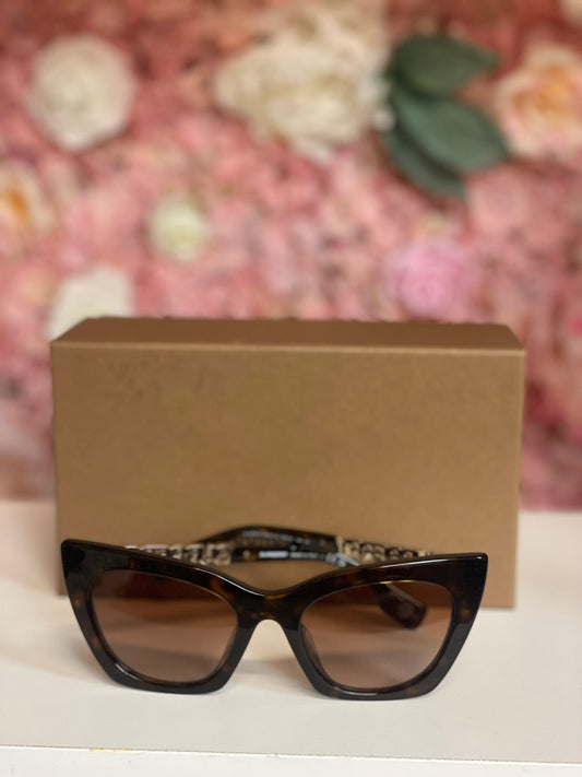 Pre-Owned Burberry Women's Marianne Dark Havana Sunglasses