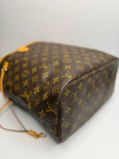 Pre-owned Louis Vuitton Mono canvas Neverfull MM tote