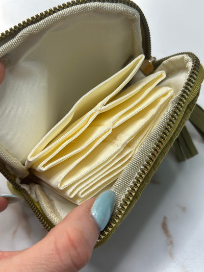 Green jewelry pouch