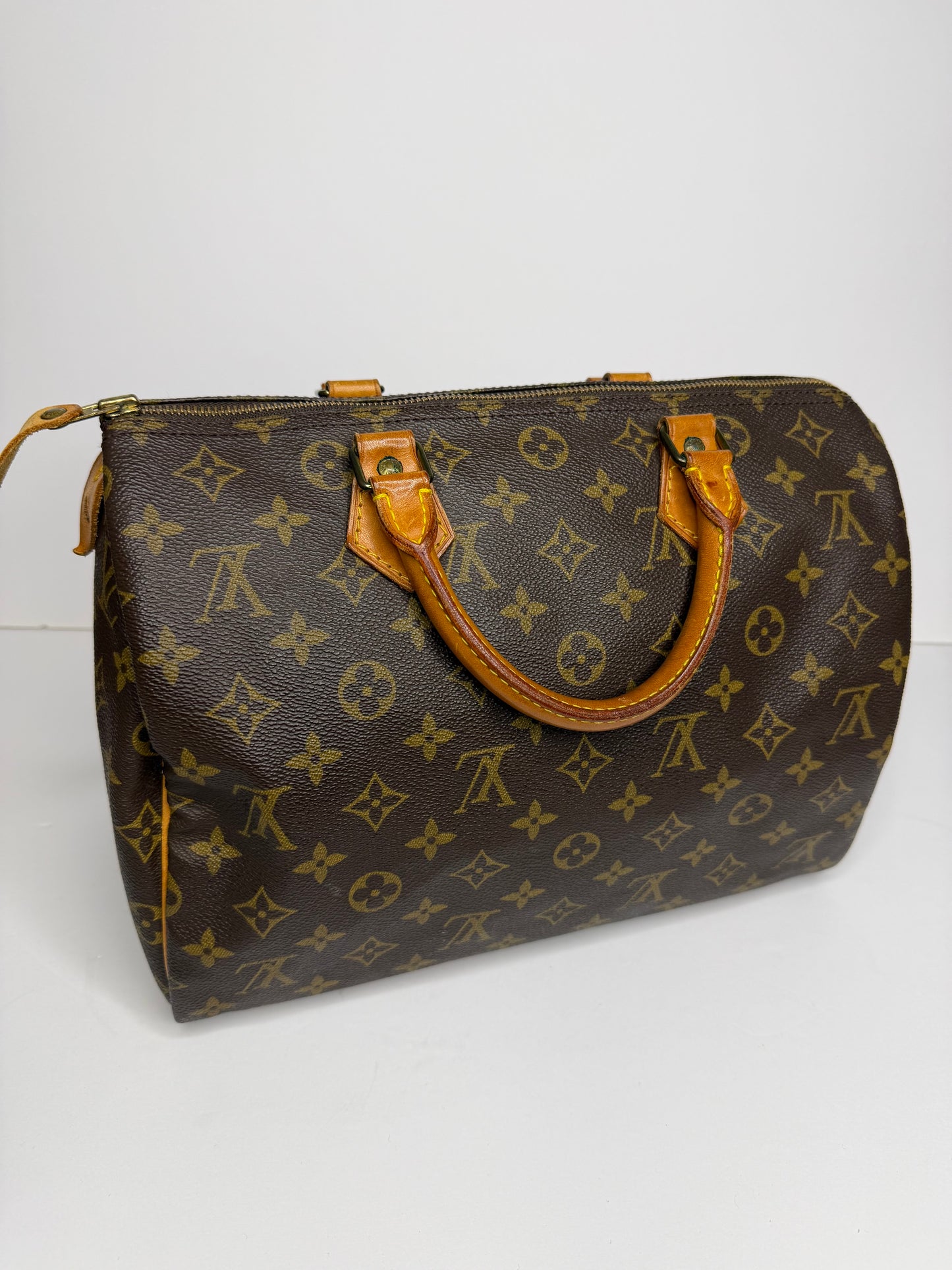 Pre-owned Louis Vuitton vintage monogram canvas speedy 30 Boston bag