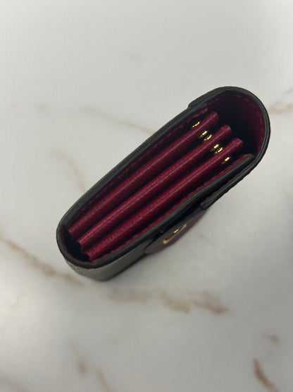 Pre-owned Louis Vuitton Monogram Sarah Multicartes Fuchsia