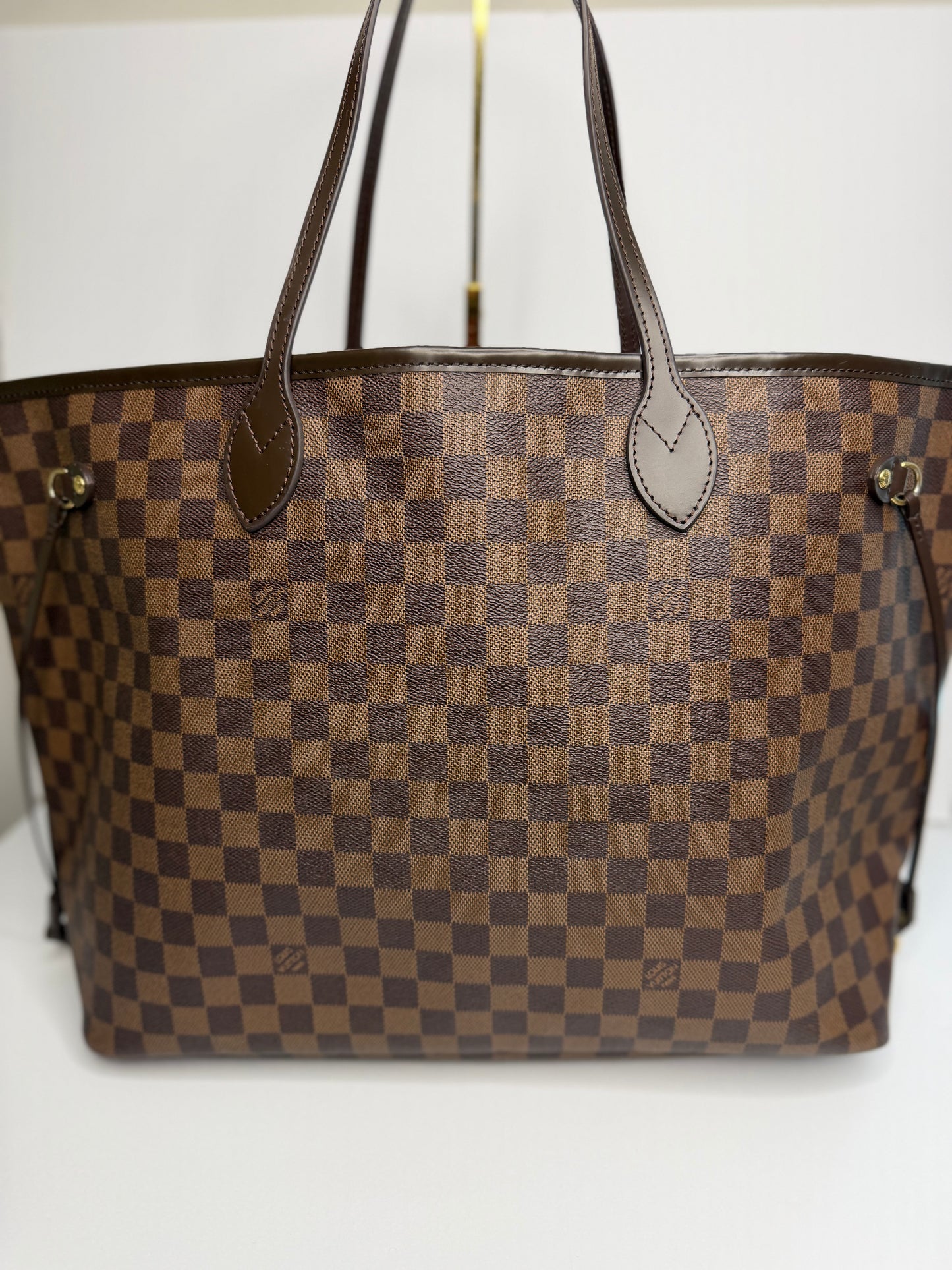 Pre-owned Louis Vuitton Damier Ebene Canvas Neverfull GM Tote