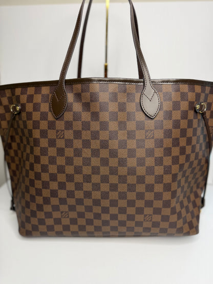 Pre-owned Louis Vuitton Damier Ebene Canvas Neverfull GM Tote