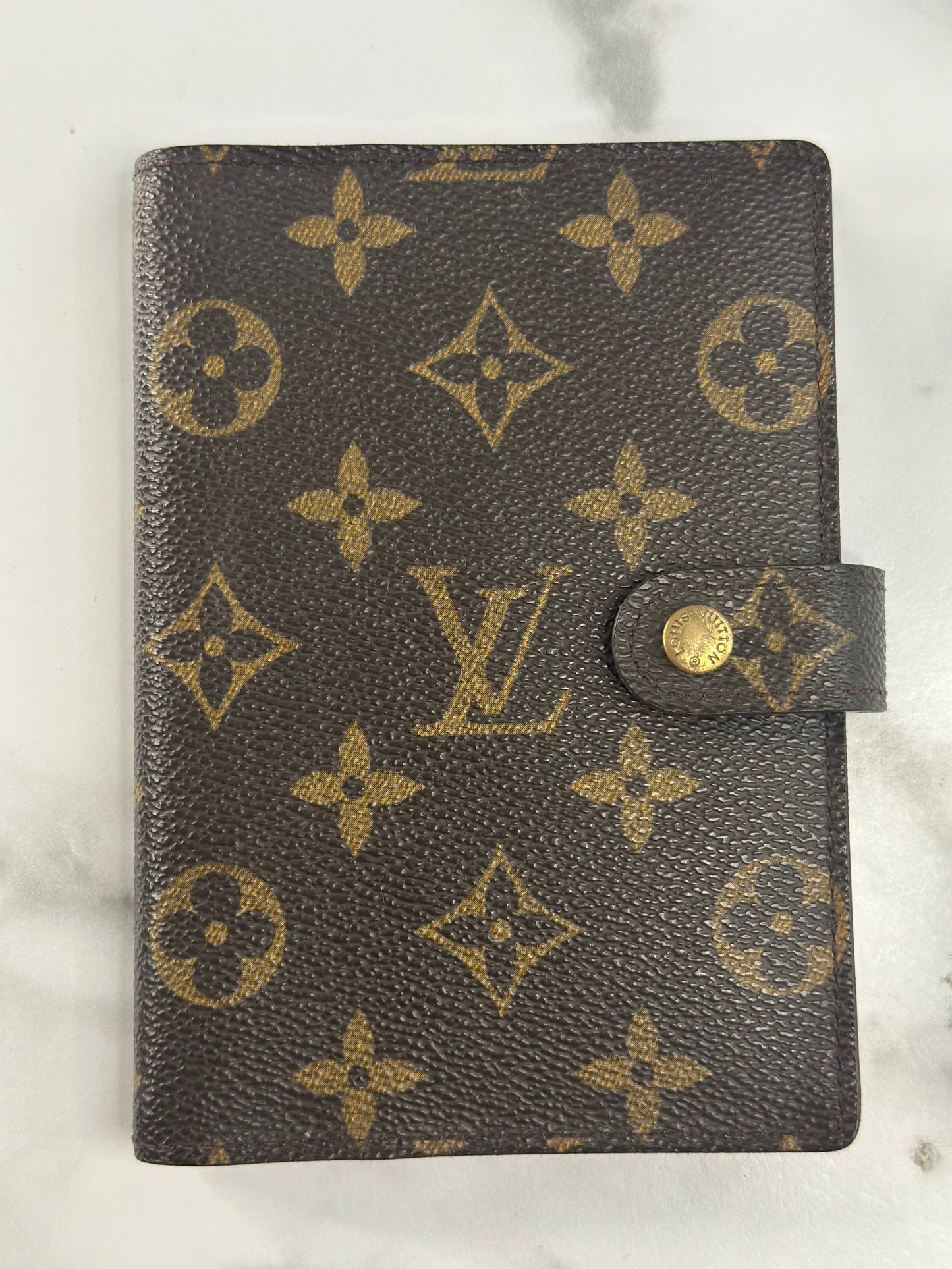 Pre-owned Louis Vuitton monogram canvas agenda PM