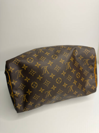 Pre-owned Louis Vuitton monogram canvas speedy 30 Boston bag