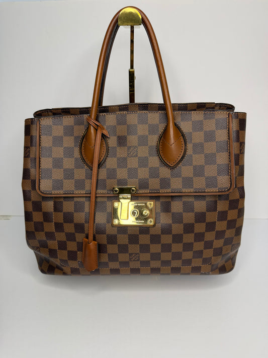 Pre-owned Louis Vuitton Damier Ebene Acsot tote