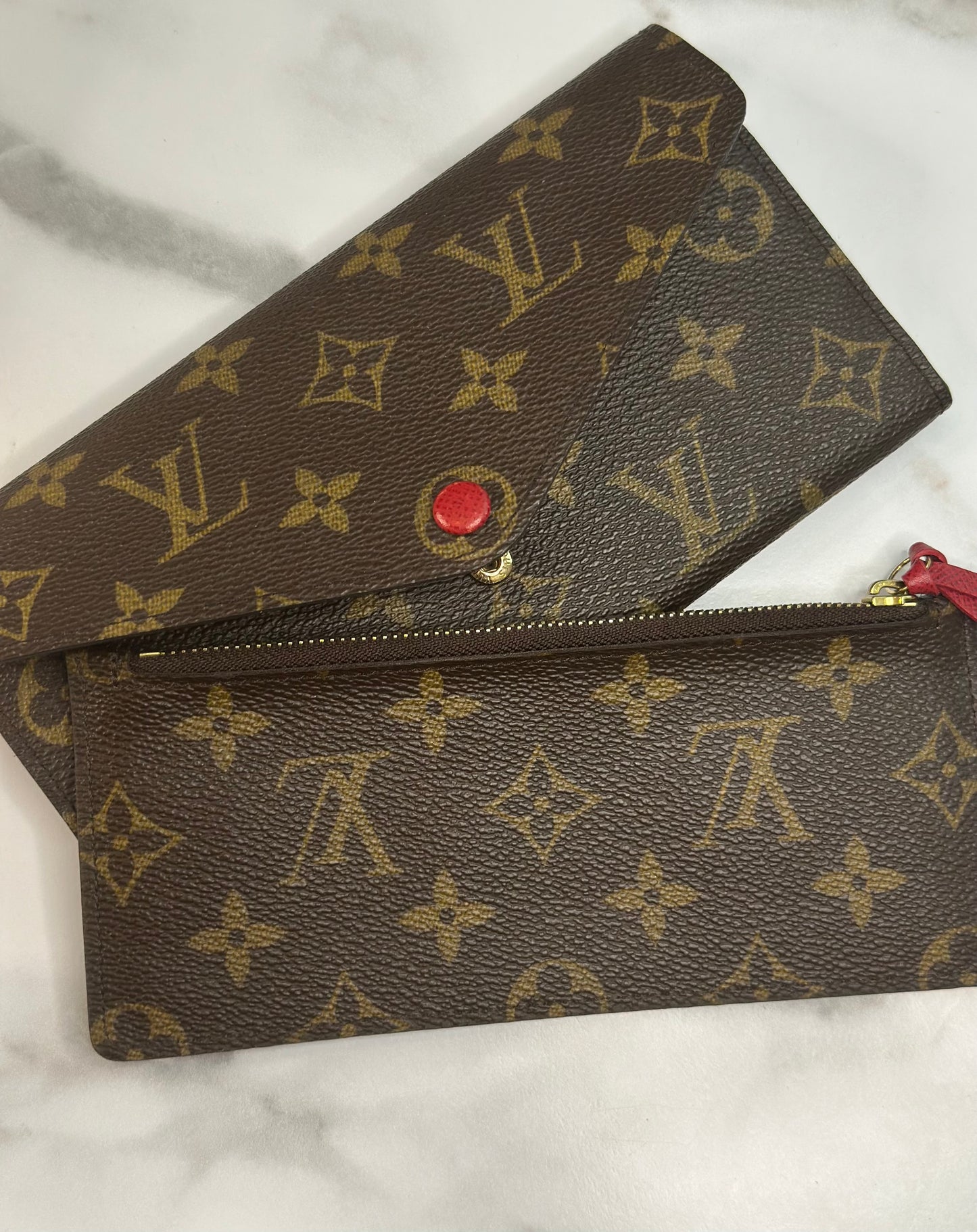Pre-owned Louis Vuitton Monogram canvas Josephine wallet