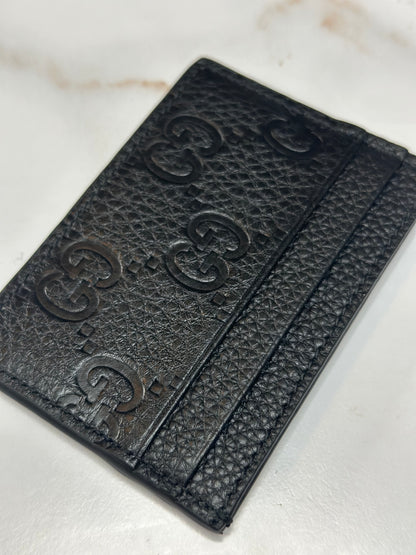 Pre-owned Gucci GG Emblem leather Cardholder