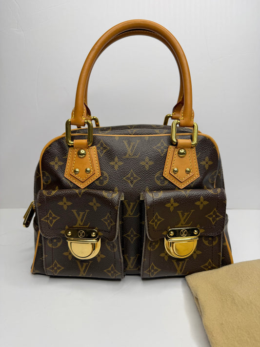 Pre-owned Louis Vuitton monogram canvas, Manhattan p.m. tote
