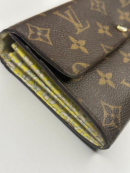 Pre-owned Louis Vuitton monogram canvas Limited, edition Sara wallet