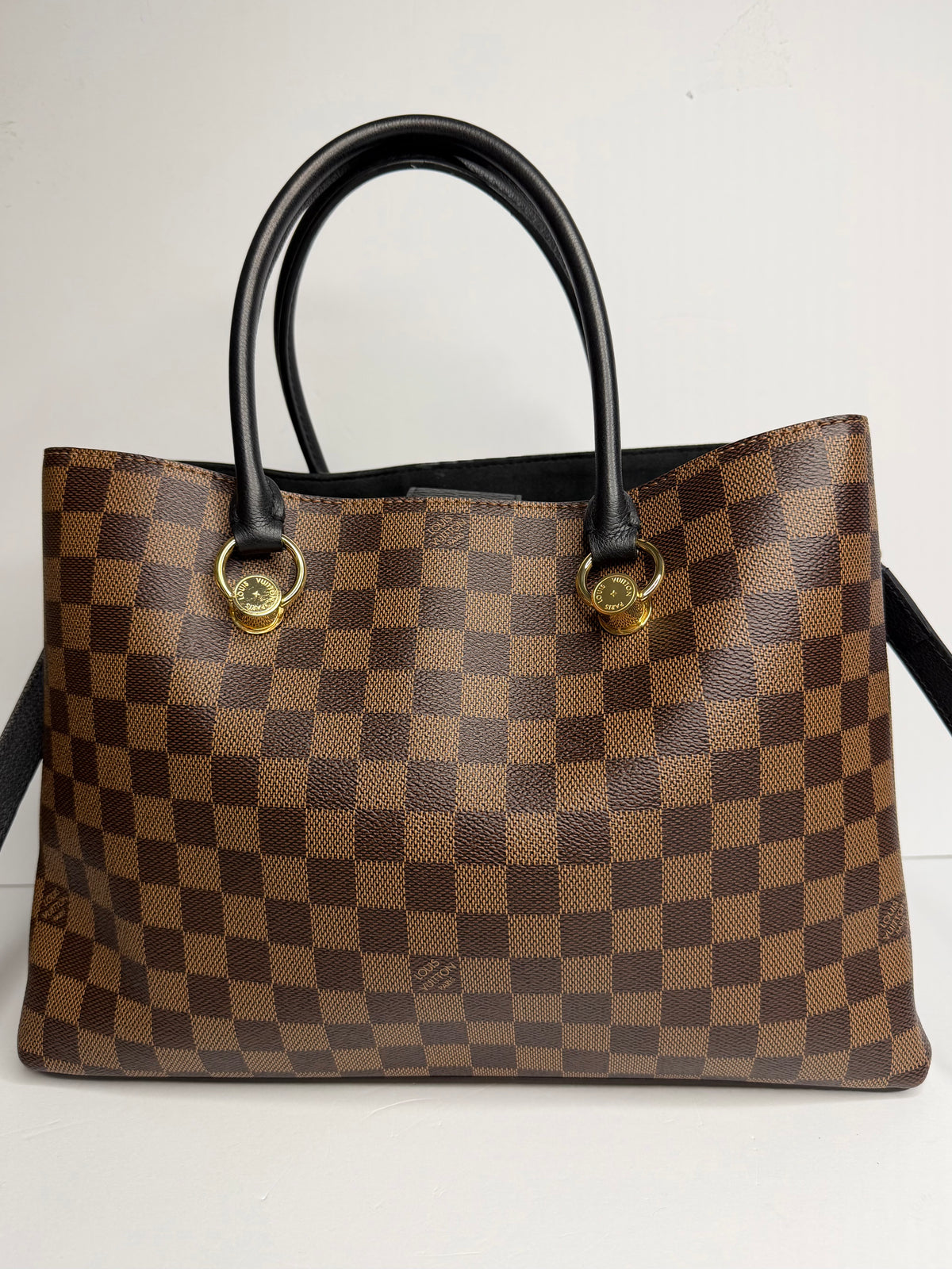 Pre-owned Louis Vuitton Damier Ebene LV Riverside Two Way Tote ()