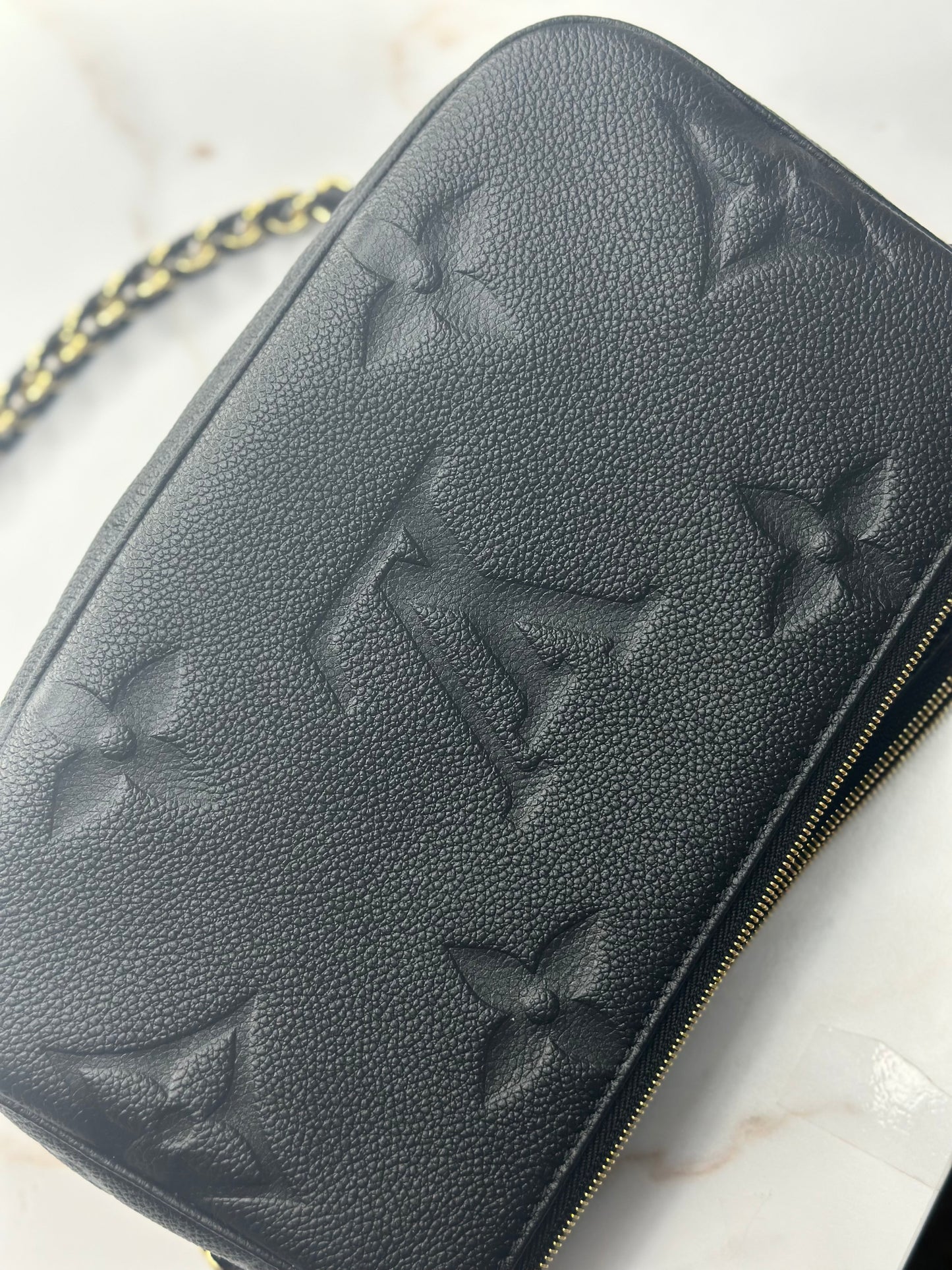 Pre-owned Louis Vuitton black Empriente leather multi-pochette accessories