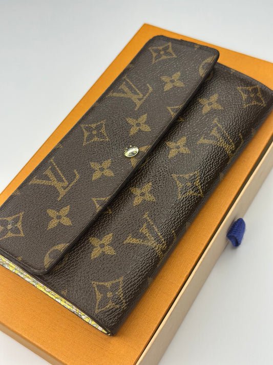 Pre-owned Louis Vuitton monogram canvas Limited, edition Sara wallet
