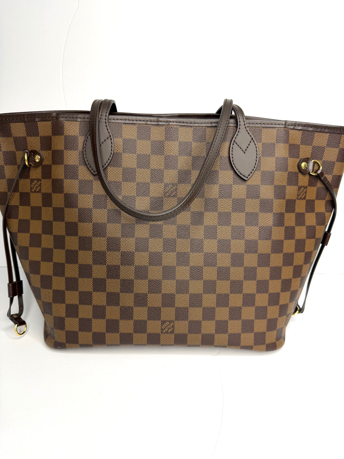 Pre-owned Louis Vuitton Damier Ebene Neverfull MM tote