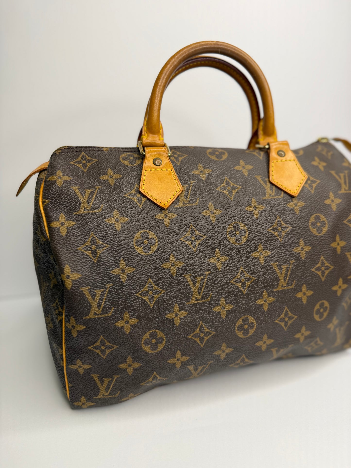 Pre-owned Louis Vuitton monogram canvas speedy 30 Boston bag