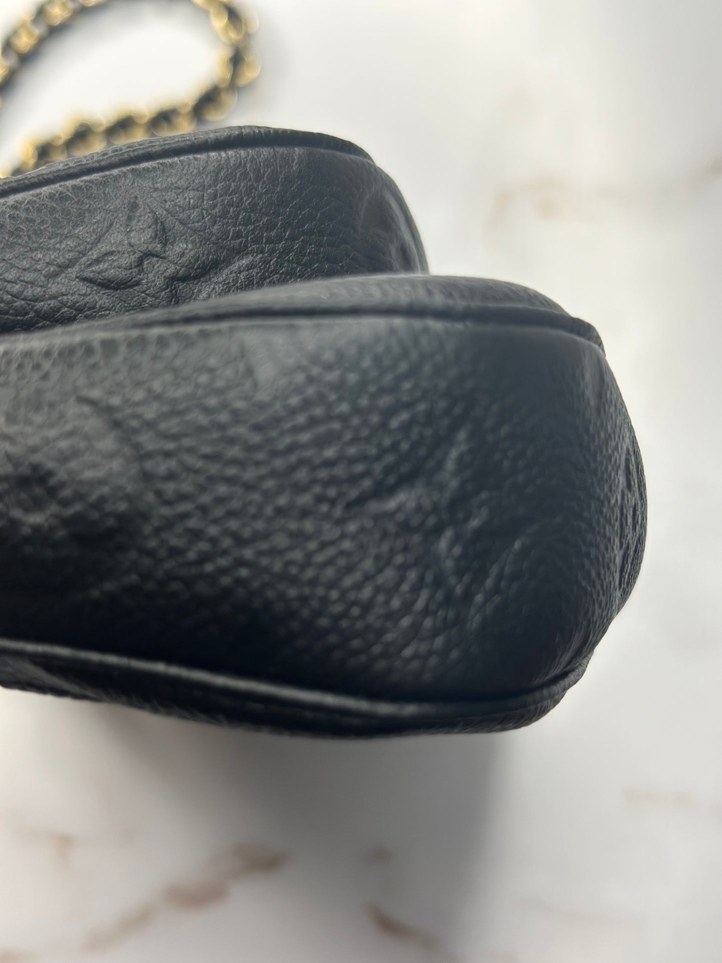 Pre-owned Louis Vuitton black Empriente leather multi-pochette accessories