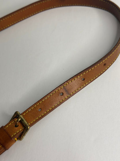 Pre-owned Louis Vuitton monogram canvas musette tango short strap