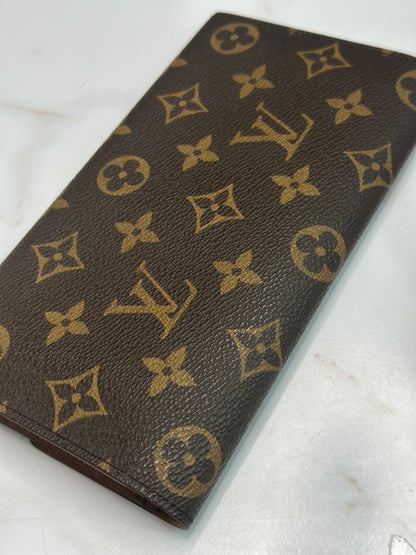 Pre-owned Louis Vuitton Sarah monogram canvas wallet