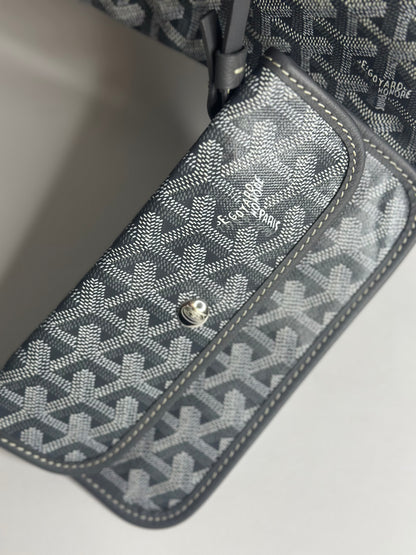 Pre-owned Goyard Grey Goyardine Canvas St. Louis PM Tote