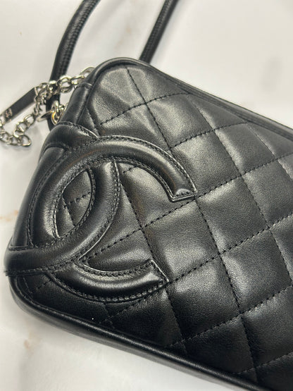 Pre-owned Chanel Calfskin Quilted Cambon Pochette shoulder bag