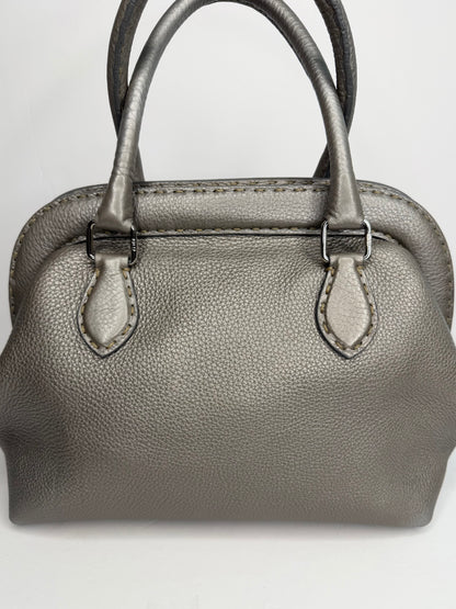 Pre-owned Fendi Selleria Top Handle Bag Vintage