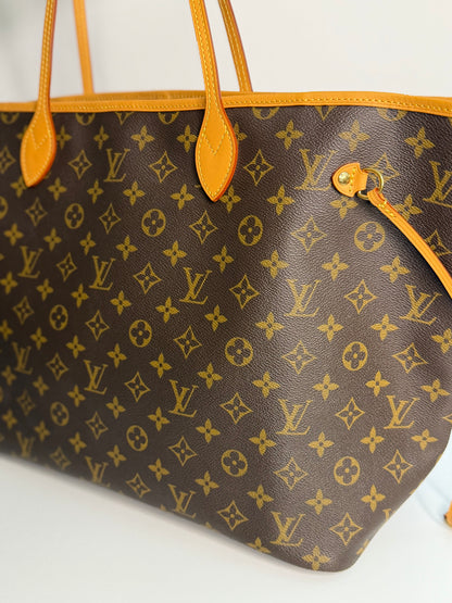 Pre-owned Louis Vuitton monogram canvas neverfull GM tote