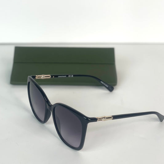 #20 Pre-Owned Longchamp Black Sunglasses