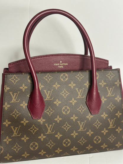 Pre-owned Louis Vuitton Florine Monogram Canvas Shoulder Bag Burgundy
