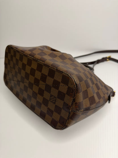 Pre-owned Louis Vuitton Damier Ebene Sienna PM two way tote