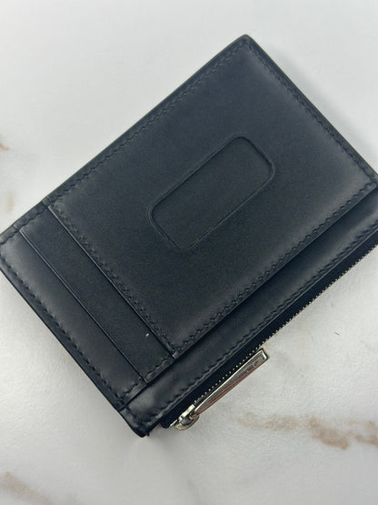 Pre-owned Gucci GG black Guccisima leather card case
