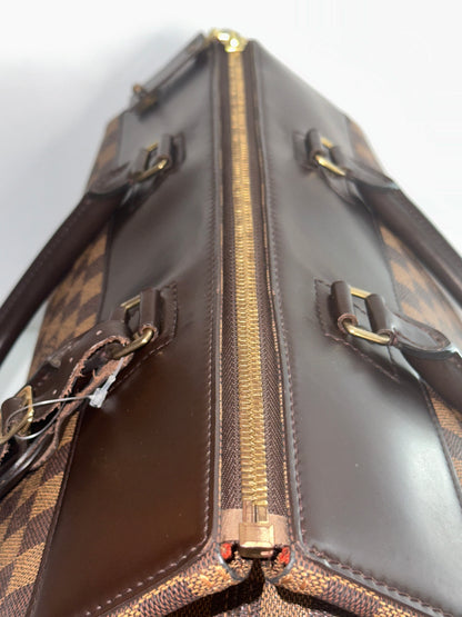 Pre-owned Louis Vuitton Damier ebene canvas Greenwich PM luggage