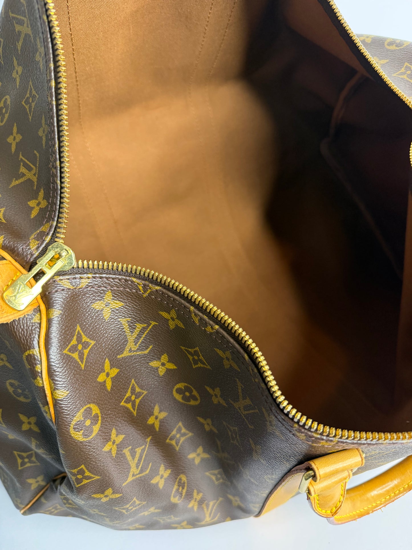 Pre-owned Louis Vuitton monogram canvas keep all 50 duffel