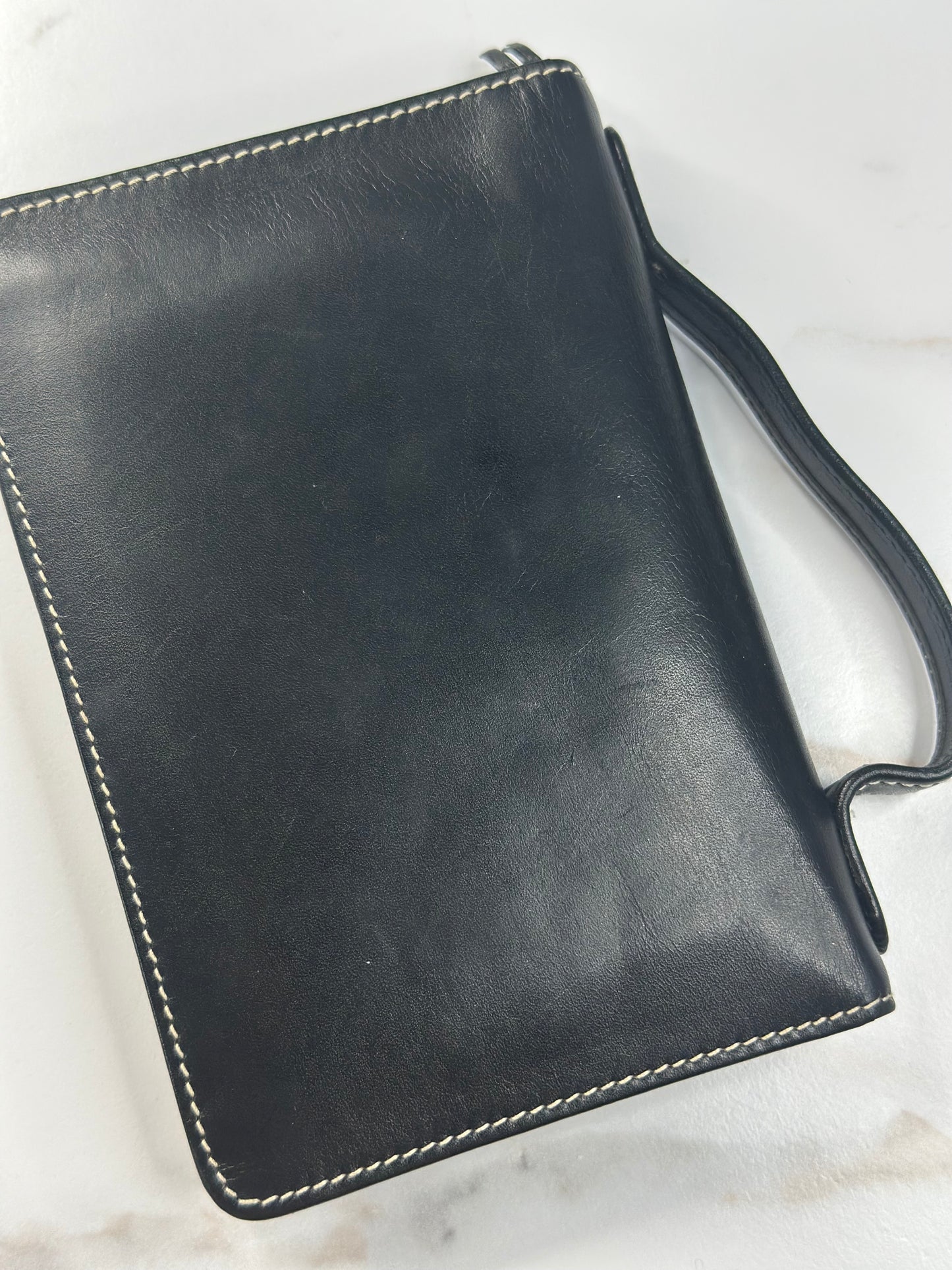 Pre-owned Christian Dior vintage calfskin leather top handle mini bag