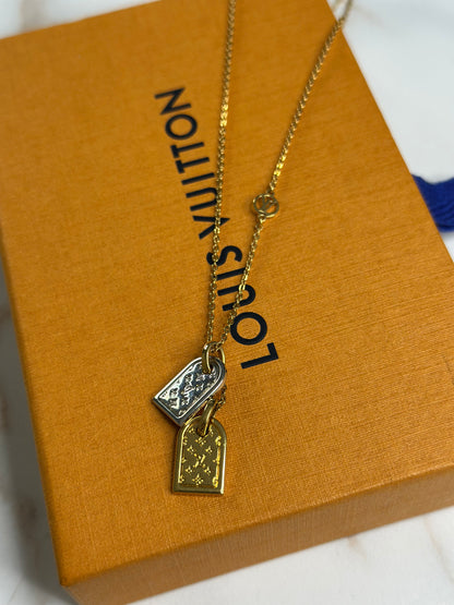 Pre-owned Louis Vuitton Nanogram necklace