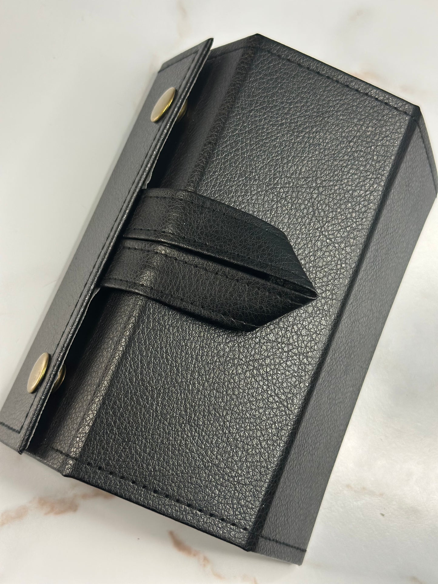 Black foldable travel sunglasses case