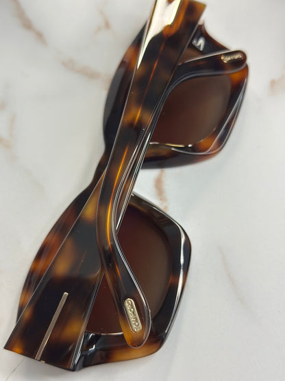 Pre-owned Tom Ford tortoise sunglasses