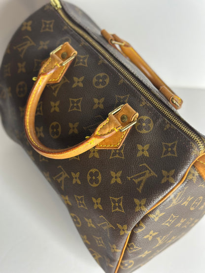 Pre-owned Louis Vuitton monogram campus speedy 30 Boston bag