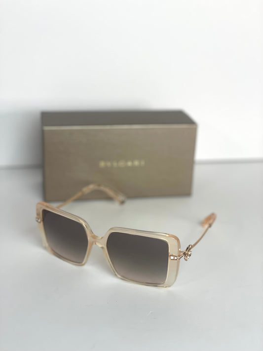 #46 Pre-owned Bulgari Opal peach gradient sunglasses