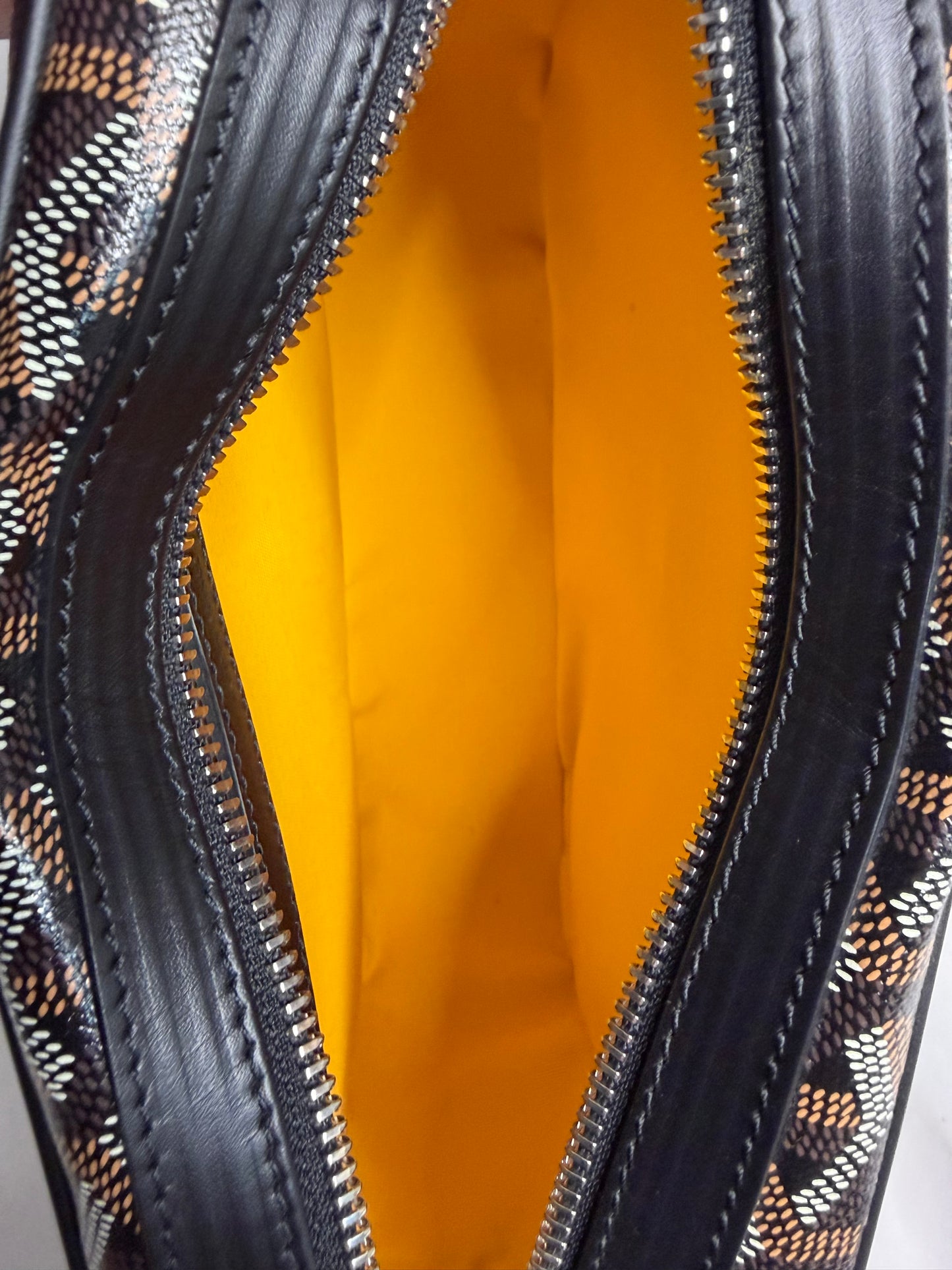 Pre-owned Goyard Cap Vert Black canvas crossbody